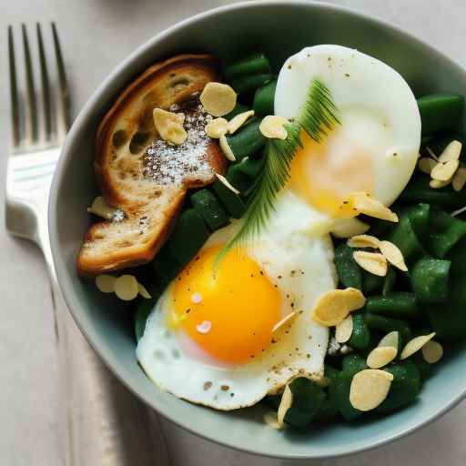 Eggs and Greens Breakfast Bowl