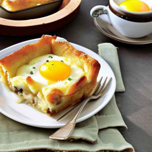 Eggs in a Bread Pudding