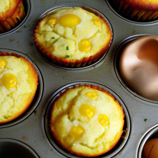 Eggs in a Corn Muffin