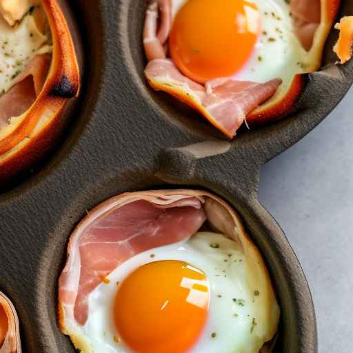 Eggs in a Ham Cup