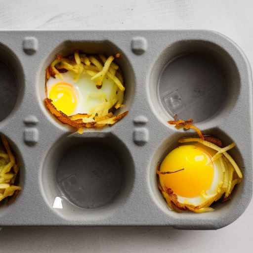 Eggs in a Hash Brown Cup