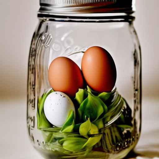 Eggs in a Mason Jar