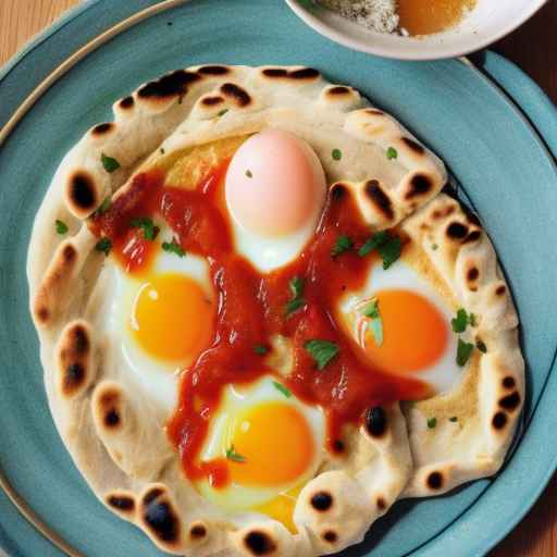 Eggs in a Naan Bread