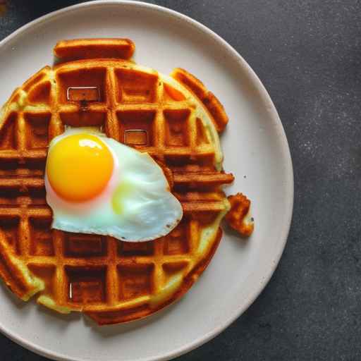 Eggs in a Waffle