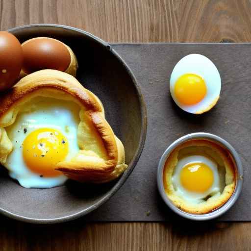 Eggs in a Yorkshire Pudding