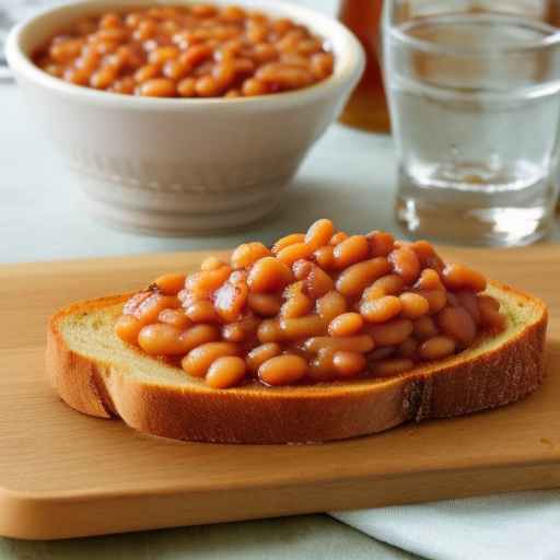 English-style Baked Beans on Toast