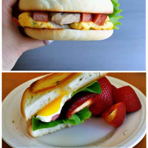 English Muffin Breakfast Sandwich