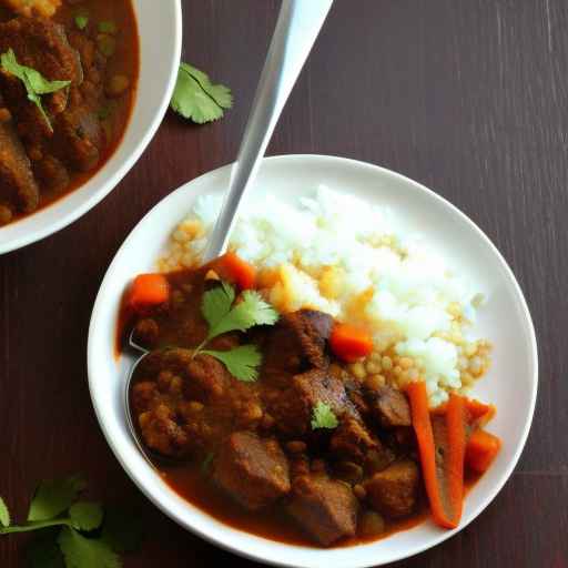 Ethiopian-style Berbere Beef Stew with Lentils