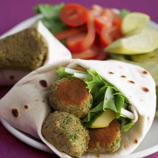 Falafel Pita Wraps