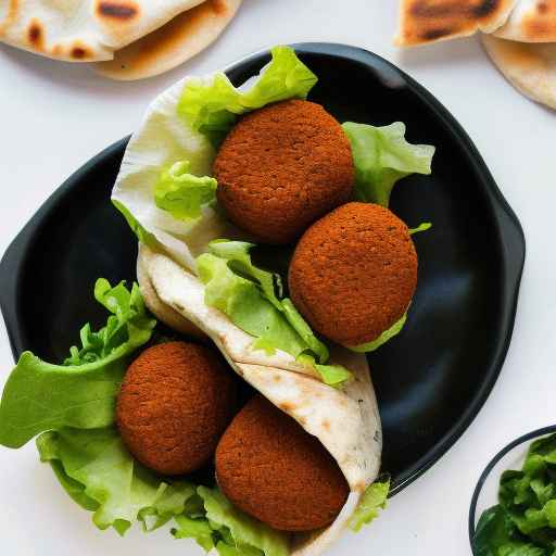 Falafel Wraps with Flatbread