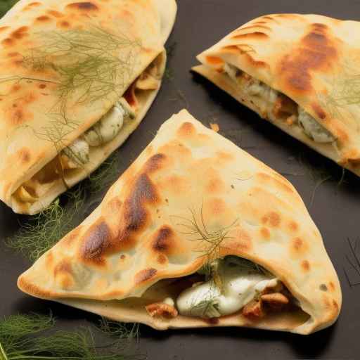 Fennel and Mozzarella Calzone