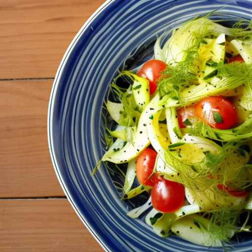 Fennel Israeli Salad