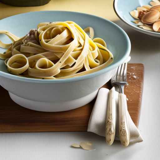 Fettuccine with Almond Sauce