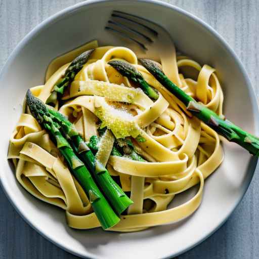 Fettuccine with Asparagus and Lemon Butter