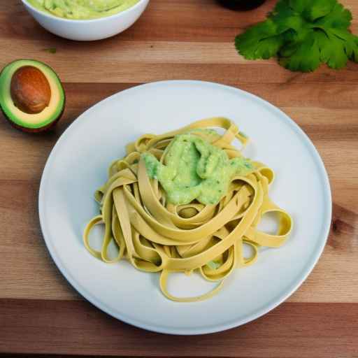 Fettuccine with Avocado Sauce