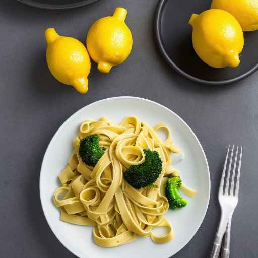 Fettuccine with Broccoli and Lemon