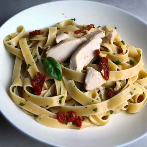 Fettuccine with Chicken and Sun-Dried Tomatoes