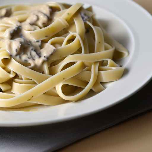 Fettuccine with Creamy Hazelnut Sauce