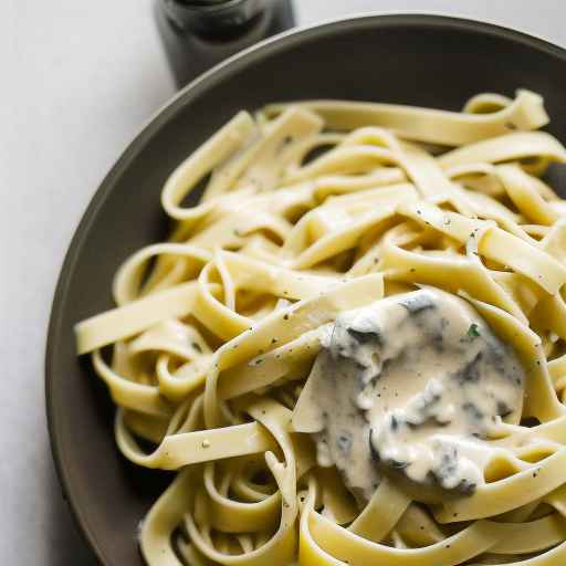 Fettuccine with Creamy Tahini Sauce