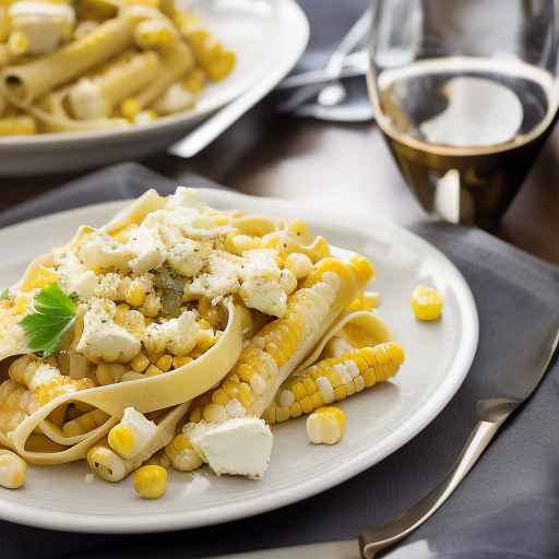 Fettuccine with Grilled Corn and Cotija Cheese