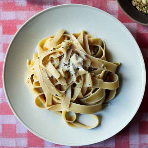 Fettuccine with Hazelnut Sauce