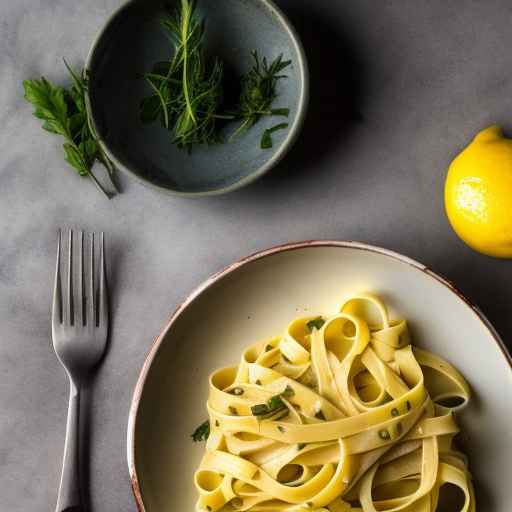 Fettuccine with Lemon and Herbs