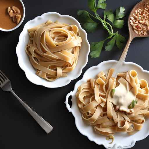 Fettuccine with Peanut Sauce