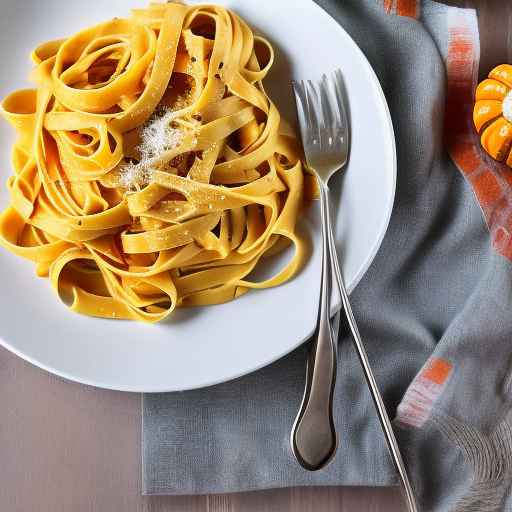 Fettuccine with Pumpkin Sauce