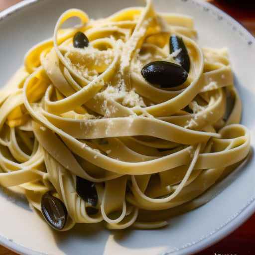 Fettuccine with Roasted Garlic and Olive Oil