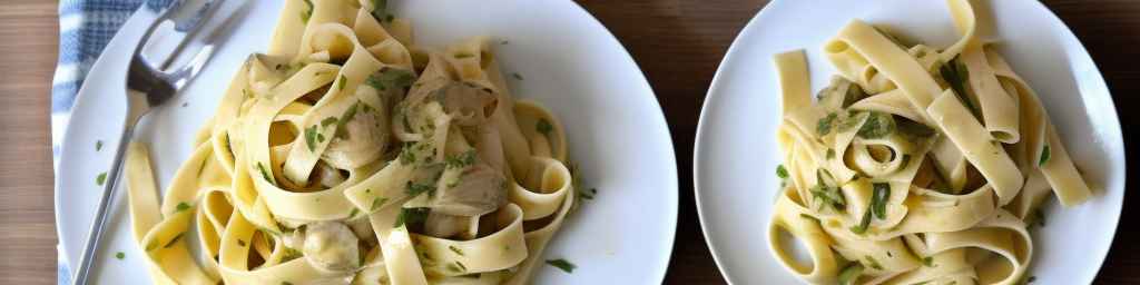 Fettuccine with Sautéed Artichokes and Lemon