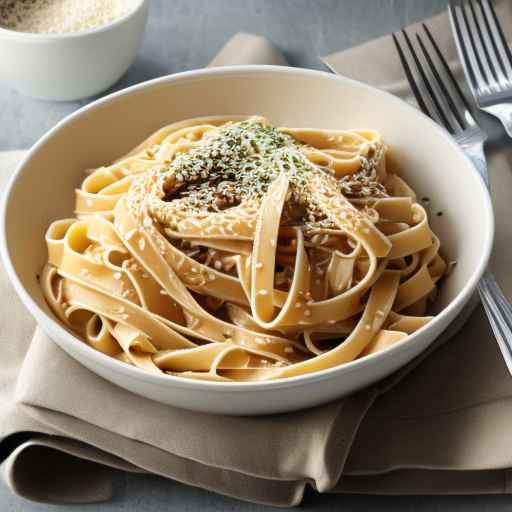 Fettuccine with Sesame Sauce