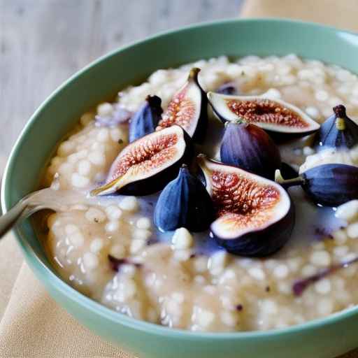 Fig and honey porridge