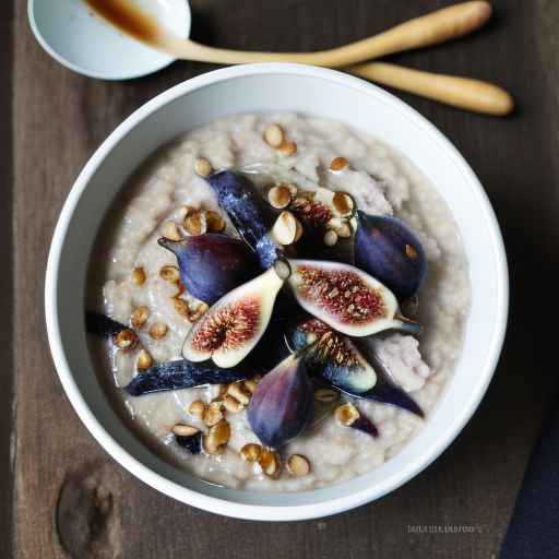 Fig and Honey Porridge with Buckwheat