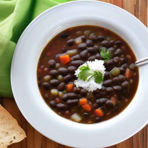 Floridian-style Cuban Black Bean Soup