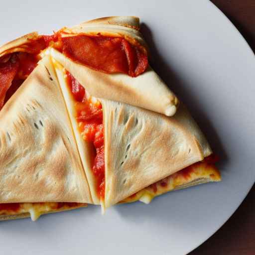 Folded Pizza Sandwich