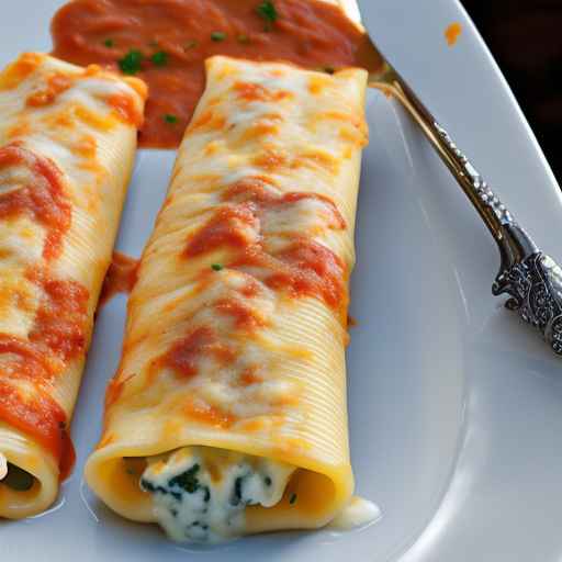 Four Cheese Stuffed Manicotti