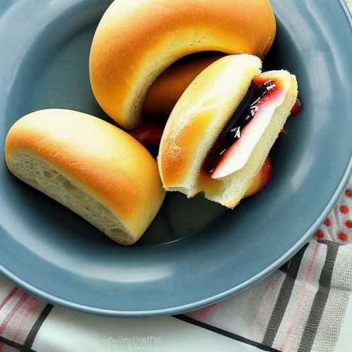 French Bread Rolls with Fruit Jelly Filling