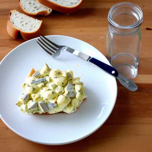 French Egg Salad with Anchovies