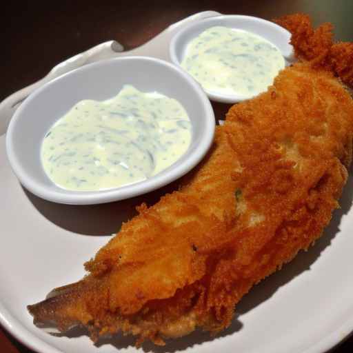 Fried Catfish with Tartar Sauce and Remoulade Gravy