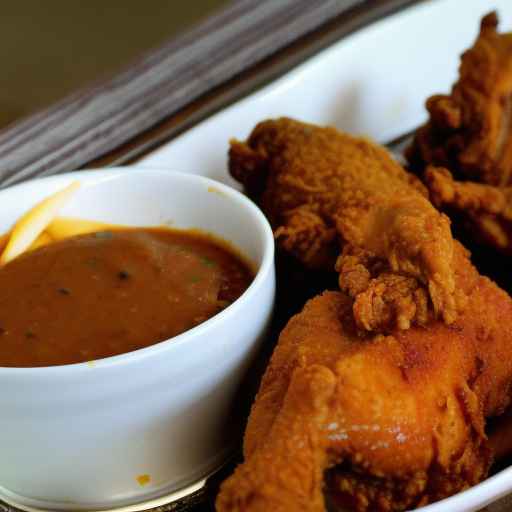 Fried Chicken with Spicy Cajun Gravy