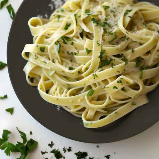 Garlic and Herb Fettuccine