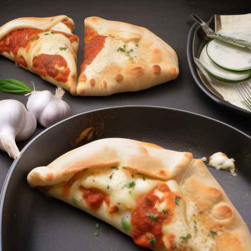 Garlic and Mozzarella Calzone