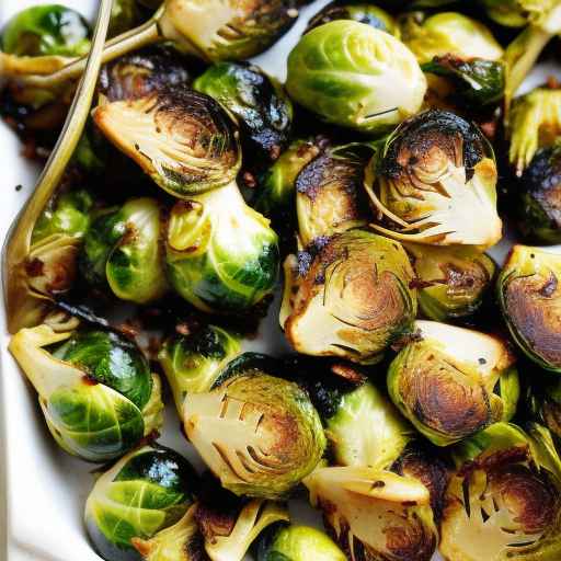 Garlic and Parmesan Roasted Brussels Sprouts