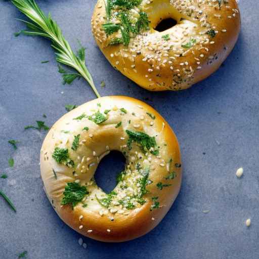 Garlic Herb Bagels