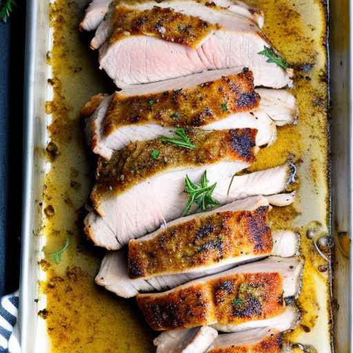 Garlic Herb Roasted Pork Loin