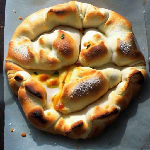 Garlic Knot Calzone