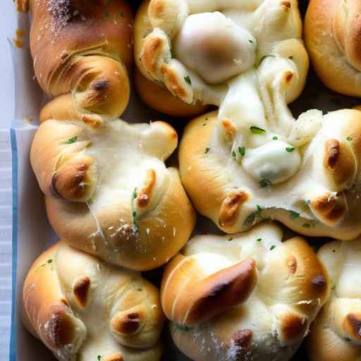 Garlic Knots stuffed with Mozzarella