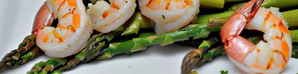 Garlic Parmesan Shrimp and Asparagus Bake