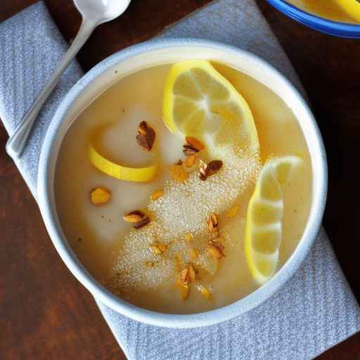 Ginger and lemon porridge