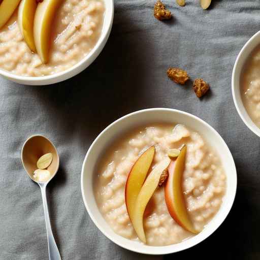 Ginger and pear porridge